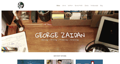 Desktop Screenshot of georgezaidan.com